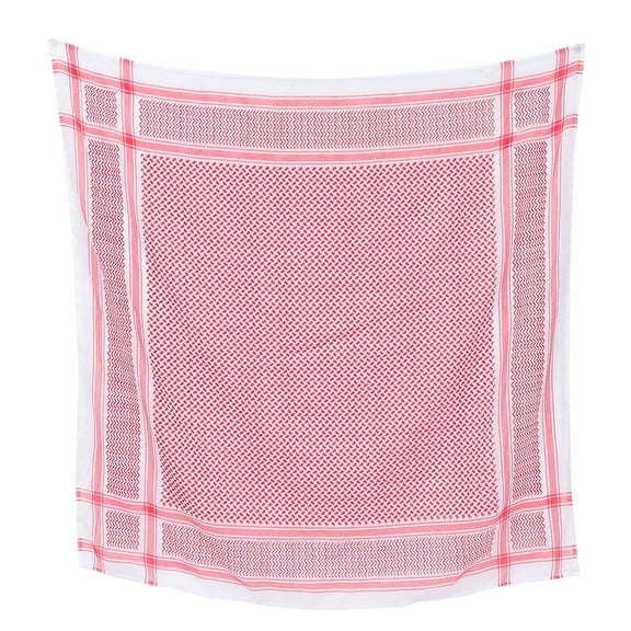 Frcolor Head Muslim Scarf Scarf Desert Wraps Men Wrap Keffiyeh Prince Shemagh Arafat East Middle Neck Headscarf Arab Men