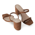 thumbnail image 4 of J. Adams Stormi Heeled Sandals Women Dressy Summer Flat Mules- Square Toe Double Band Low Block Heel Sandals - Chunky Sandals for Women - Summer Sandals, Womens Dress Sandals, Women's Heeled Sandals, 4 of 6