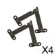 thumbnail image 1 of Bisagras de soporte de tapa,Bisagras de soporte de tapa de puerta de gabinete para caja de madera,Soporte de elevación con bisagra para tapa plegable de alta resistencia,Soporte para tapa de, 1 of 8