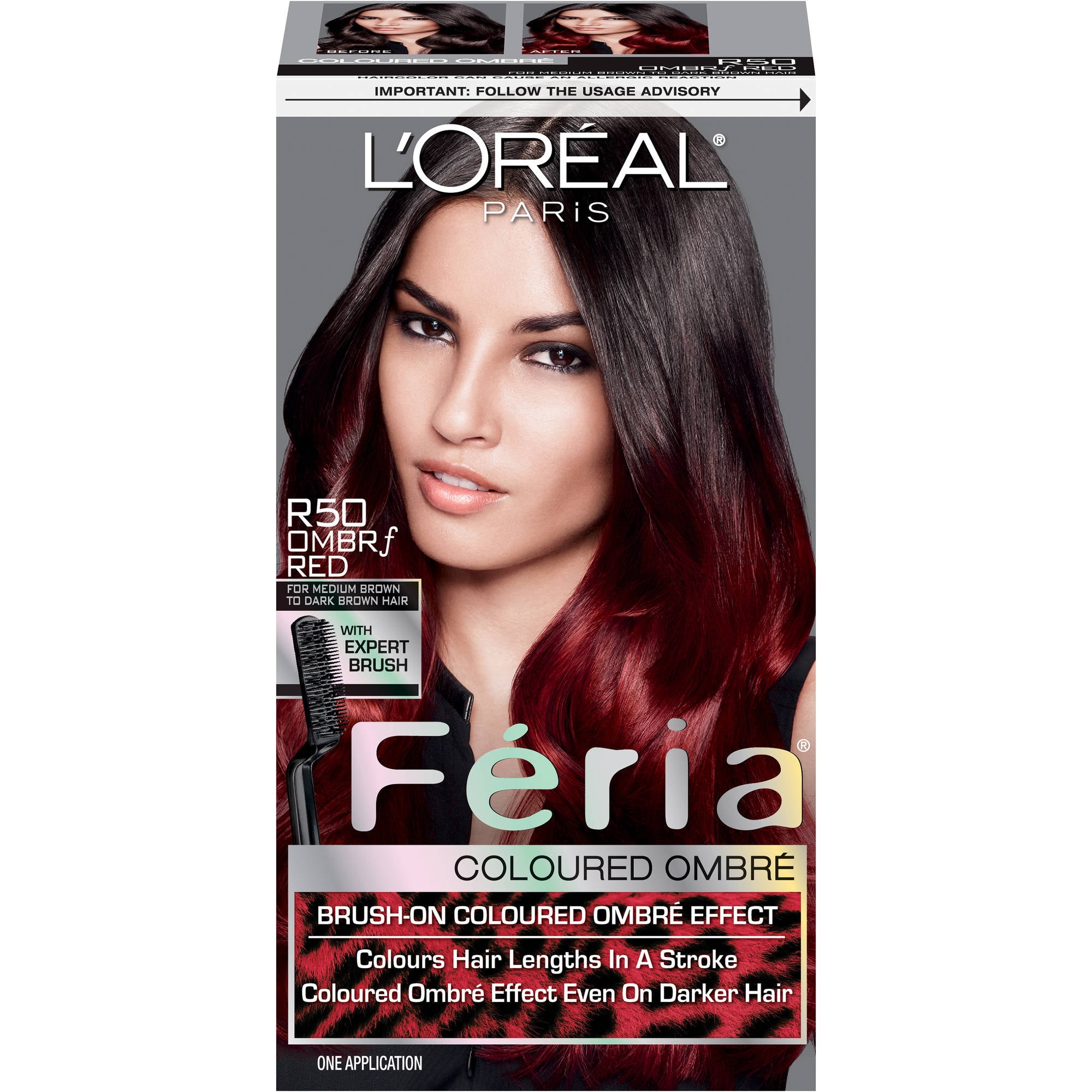 LOreal Paris Feria Ombre Brush On Hair Color Walmartcom