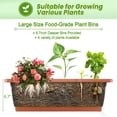 thumbnail image 3 of VIBESPARK 4Ft Planter Box 5-Tiers Vertical Raised Garden Bed with Drain for Patio Vegetables, Flowers Herb, 26" x 22.75" x 44.75", 3 of 10