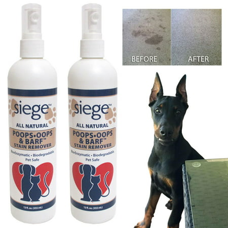 2 Pc Pet Stain Odor Remover Dog Cat Urine Cleaner Eliminator Surfaces Spray