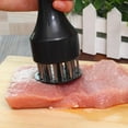 thumbnail image 6 of Professional Stainless Steel Meat Tenderizer Tool - Meat Loosening Needle, Pork Skin Piercer & Beef Tendon Fork for Steak, Chicken, Roast (Multi-Purpose)", 6 of 8
