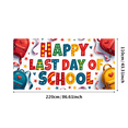 thumbnail image 3 of LUUFILx Happy Last Day of School Backdrop Banner Background Decoration for Classroom Party Supplies Graduation Celebration Photography Props, 3 of 9