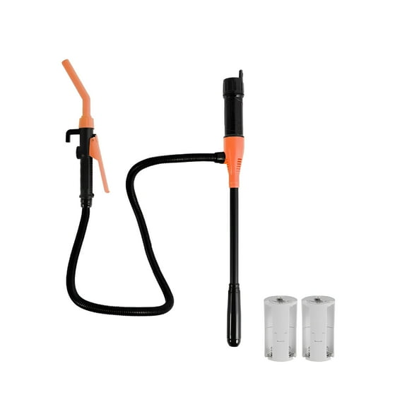 ZEPARO Battery Fuel Transfer Pump, 2.4 GPM Battery Operated Transfer Pump, Portable Liquid Transfer Pump for Transporting Gas, Light Oil, Kerosene, Diesel Fuel