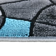 thumbnail image 5 of BizChair Modern Contemporary Runner Area Rug, Blue Grey Black (2 Feet X 7 Feet), 5 of 6