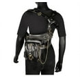 thumbnail image 6 of Steampunk Motorcycle Bag Retro Rock Gothic Goth Shoulder Waist Bag Drop Leg Bag (Star), 6 of 7