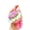 Pink, variant on Crochet Rose Bouquet Keychains Purse Bag Charms Pendant for Handbags Decors
