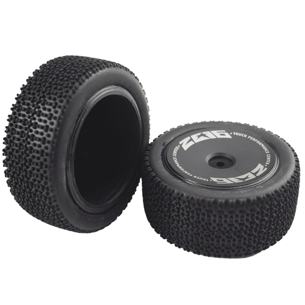 Neumáticos traseros 1/14 Modelos Piezas de repuesto Cross-Couth Neumático Ruedas extraíbles Simulación RC Reemplazo para WLTOYS 144001-1270 2 Piezas Monstrate FN001212-00
