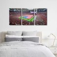 thumbnail image 2 of 3 Panel Denver Canvas Wall Art American Soccer Prints Sports Artwork Wall Decor Stadium Picture Canvas Art for Bedroom Living Room Broncos Stadium Paintings Posters Framed Ready to Hang (42"Wx20"H), 2 of 5