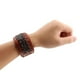 thumbnail image 3 of Pulsera de cuero Hugo Punk para hombre marrón, 3 of 10