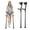 1 pair crutches (A style), variant on ENLUNTRA Forearm Crutches for Adults(x2 Units),Portable and Foldable Crutches for Walking