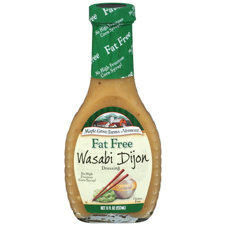 Maple Grove Fat Free Wasabi Dijon Salad Dressing, 8 (Best Chinese Chicken Salad Dressing Store Bought)