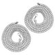 thumbnail image 2 of 2 uds. Collares de cadena de acero inoxidable para hombre, collar moderno, cadena de eslabones, collar elegante, cadena, joyería de moda para mujeres y hombres, 2 of 6