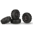 thumbnail image 3 of 4Pcs AUSTAR AX-4020H 1.9 Inch 110mm 1/10 Rock Crawler Tires with Plating Beadlock Wheel Rim, 3 of 7