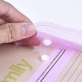 thumbnail image 4 of Carpetas de plástico transparente A5 de 24 x 17 cm, bolsas para guardar documentos, carpetas, almacenamiento de papel, 4 of 4