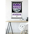 thumbnail image 5 of NBA Sacramento Kings - Logo 21 Wall Poster with Wooden Magnetic Frame, 22.375" x 34", 5 of 6