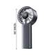 thumbnail image 3 of Portable Handheld Fan Rechargeable Mini Fan With LED Display 3 Speed USB Fan For Travel Office Outdoor, 3 of 7