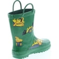 thumbnail image 5 of Foxfire FOX-600-30-1 Childrens Green Construction Rain Boot - Size 1, 5 of 7