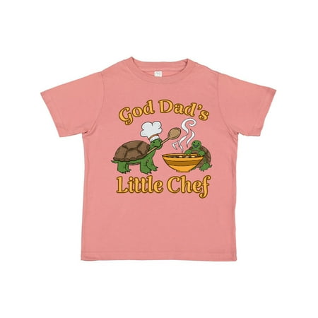 

Inktastic God Dad s Little Chef with Cute Turtles Gift Toddler Boy or Toddler Girl T-Shirt