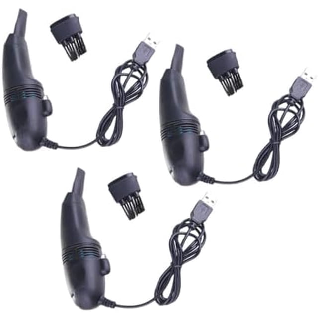 Generic 3 Pcs USB Computer Vacuum Cleaner Portable Mini Keyboard Vacuum