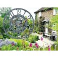 thumbnail image 5 of Outdoor Wall Clock 12 In Outside Waterproof Garden Clock Quartz Battery Operated, 5 of 5