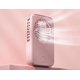 thumbnail image 1 of Ventilador eléctrico de bolsillo recargable silencioso Mini 1200 mah Rose, 1 of 5