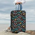 thumbnail image 7 of Pofeuu Golf Accessories Print Luggage Suitcase Cover Protector Luggage Washable Covers Aesthetic for 18/24/28/32 inch Luggage（No luggage included）-Small, 7 of 7