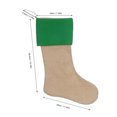 thumbnail image 3 of VerPetridure Diy Simple Imitation Linen Composite Christmas Socks C2 Christmas Decorations Stockings 17 Inches Xmas Fireplace Hanging Stockings Gifts, 3 of 9