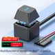thumbnail image 2 of 2X Interruptor de Computadora Placa Base de PC Arranque Externo Luz LED Encendido/Apagado Botón Cuadrado Cable de Extensión de 2M Negro, 2 of 6