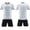 White, variant on WAVSUF Boys Outfit Sets 2 Piece Active Graphic T-Shirt and Shorts Summer Football Breathable Activewear Red Size 2