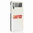 thumbnail image 2 of TECH CIRCLE Wallet Case for Samsung Galaxy Z Flip 4 5G, with Card Holder Premium Leather Card Case for Women Men Protective Retro Slim Phone Case, White, 2 of 5