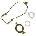 thumbnail image 3 of Thinsony Detachable Lamp Harp with Finial for Table/Floor Light Golden 10.5x20.3cm, 3 of 6