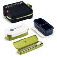 Komax Lunchmate Bento Lunch Bag and Box Kit Insulated Bag with 2