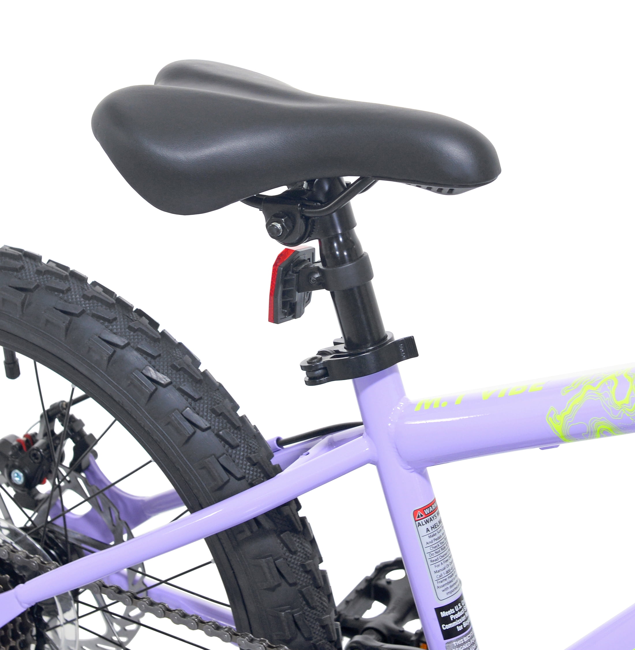 Ozark Trail 20" Mountain Bicycle, 7 Speed, Fits Rider 3'11"-4'4", Purple, Teen, Unisex, Online Only