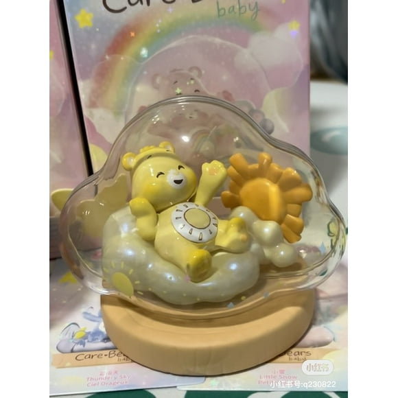 Miniso Care Bears Blind Box Weather Forecast Series Blind Anime Peripheral Figures Cartoon Decorative Tabletop Ornaments Toys