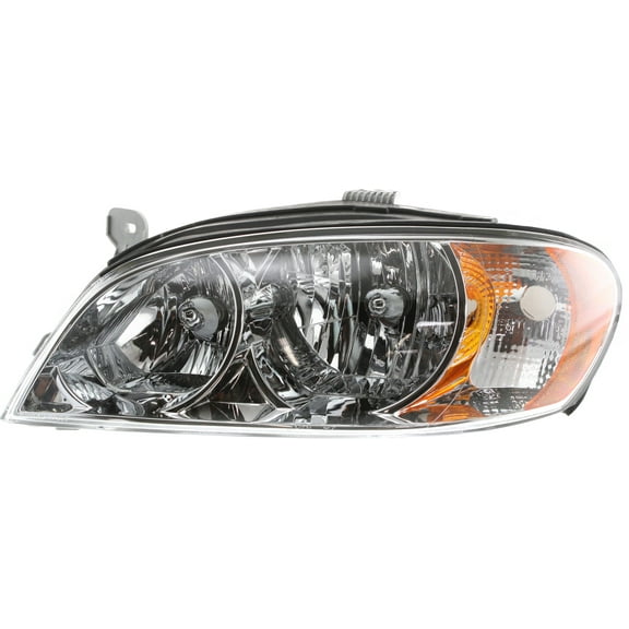 Headlight Compatible With 2002-2004 Kia Spectra Left Driver Halogen With bulb(s)