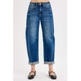thumbnail image 6 of Risen Jeans - High-Rise Boyfriend Cuffed Barrel Jeans (25.5" Inseam) - RDP5901, 6 of 10
