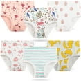 thumbnail image 5 of Synpos Girls Underwear, 100% Cotton Super Soft Cotton Briefs, Pack of 6, 5 of 7