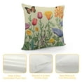 thumbnail image 4 of JEUXUS Spring Pillow Covers , Tulip Lavender Flower Decorative Throw Pillows Farmhouse Outdoor Summer Seasonal Floral Cushion Case for Couch Sofa Home Decor, 4 of 5