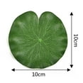 10 Pieces Artificial Fake Lotus Leaf Pool Floating Plants Home Table