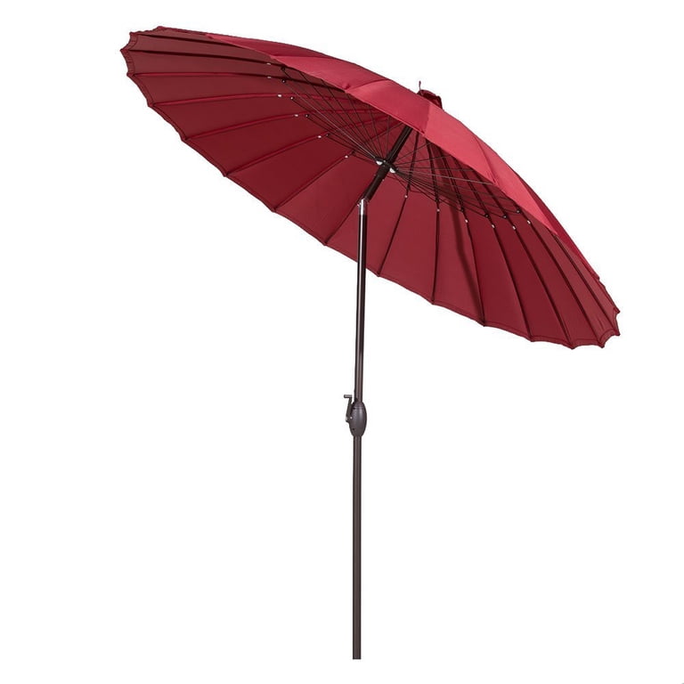 9 ft patio umbrella lowes Maincraft 9-ft Aluminum Green Garden Patio Umbrella at Lowes.com