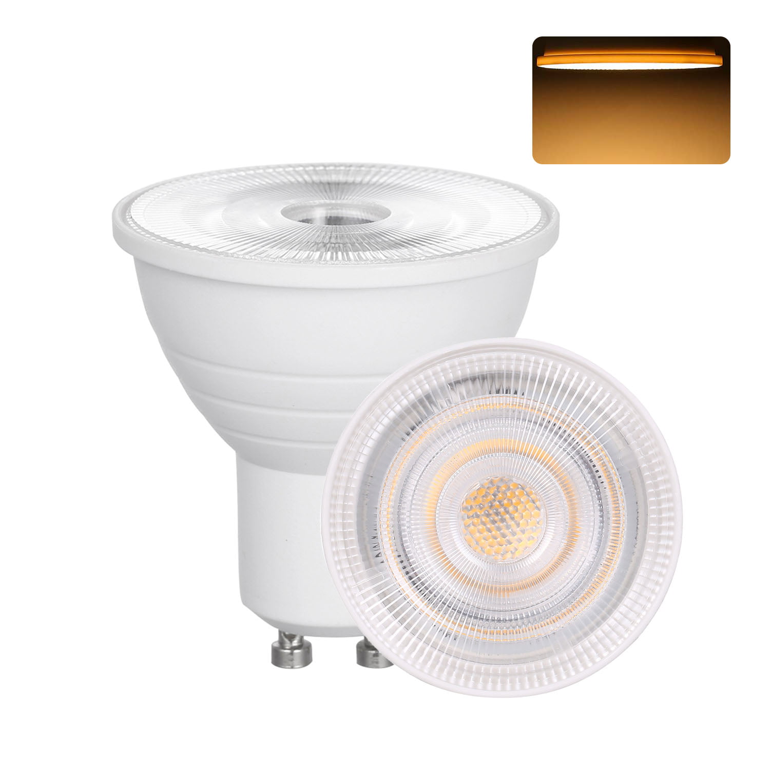 5W LED GU10 Globes Bulbs Lamps 240V Daylight White 6000K 400LM Wide Beam 