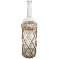 thumbnail image 6 of DecMode 27" Handmade Tall Glass Vase with Brown Rattan Woven Lower Body, 6 of 7
