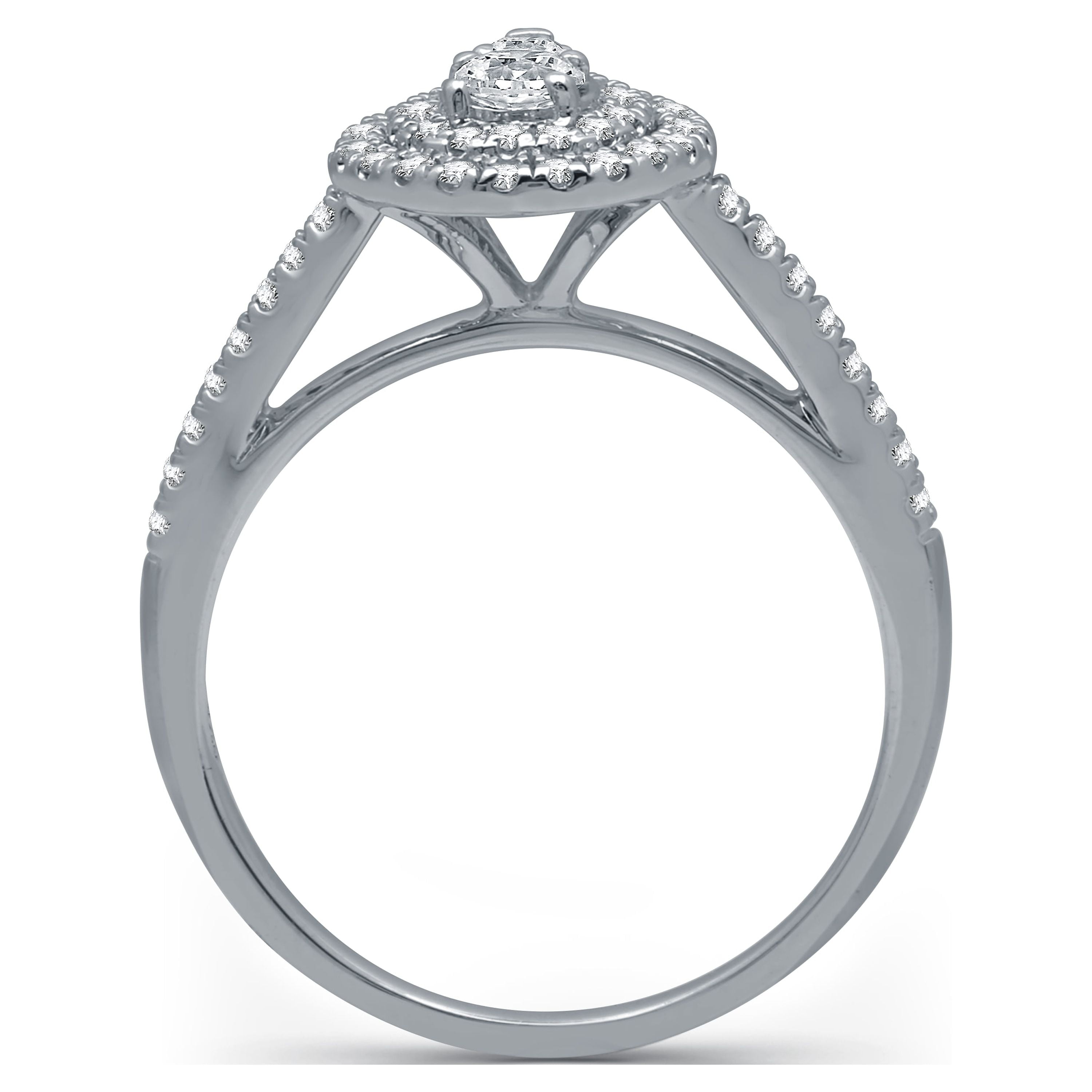 Upside Down Pear Cut Diamond Ring – ShopVerana
