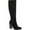 Black, variant on Women's Journee Collection Kyllie Extra Wide Calf Knee High Boot Black Faux Suede 12 M