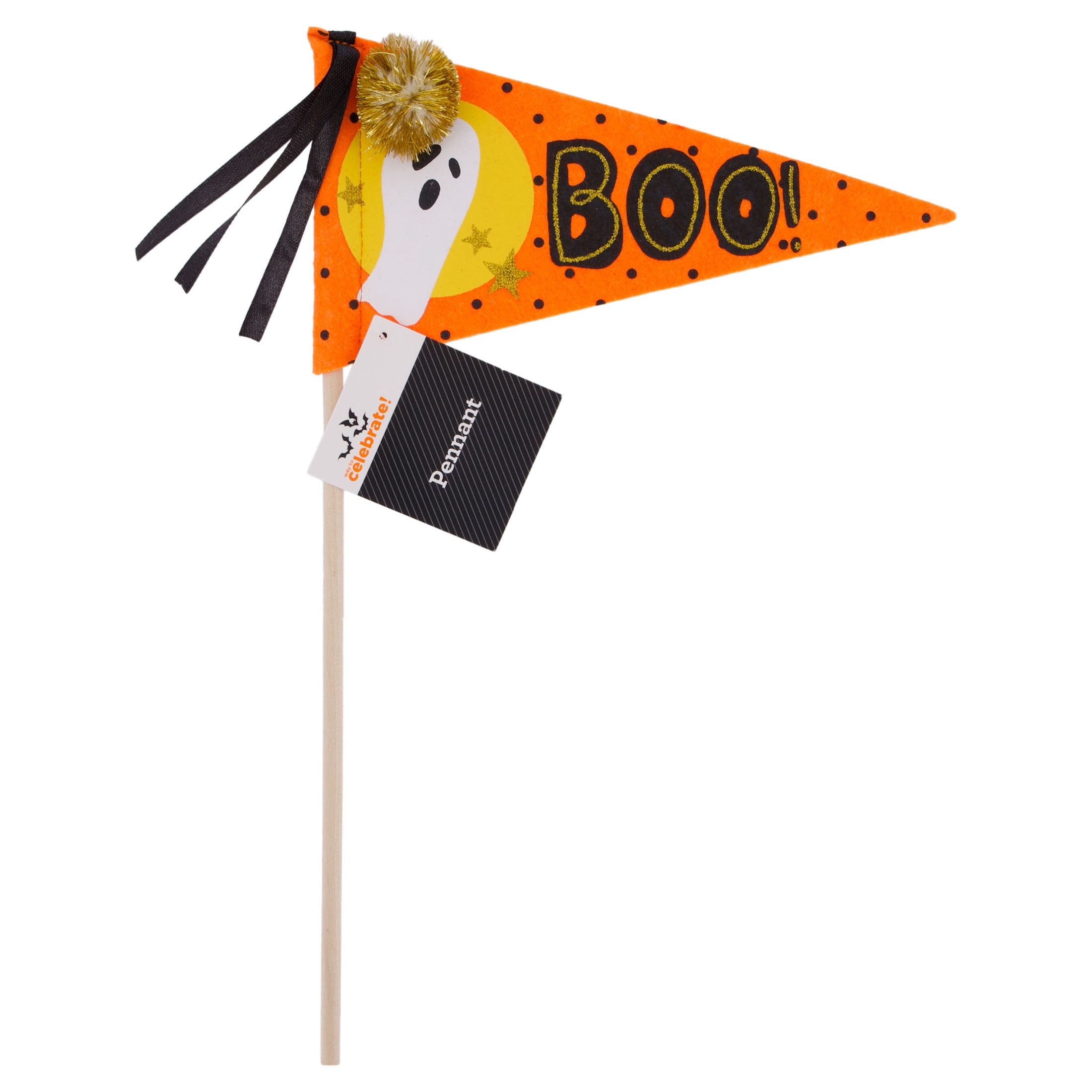 Boo Pennant Decoration, Multicolor, 12.5", Halloween by Way To Celebrate
