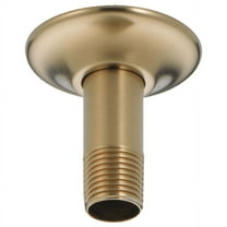 Delta Universal Showering Components Ceiling Mount Shower Arm & Flange in Champagne Bronze