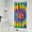 Colorful Rainbow Tie, variant on Colorful Rainbow Tie Dye Spiral Pattern Shower Curtain 36"x72" ,Bathroom Decorative Shower Curtains Set with 12 Hooks,Modern Waterproof Washable Shower Curtain