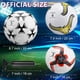 thumbnail image 2 of Paquete de 4 balones de fútbol Tradder, tamaño 5, con bomba, 22 cm, 2 of 6
